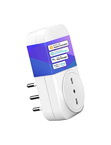 meross MSS210 Smart Wi-Fi Plug Steckdosen, Weiss, bis zu 1 einzelne Türen von meross