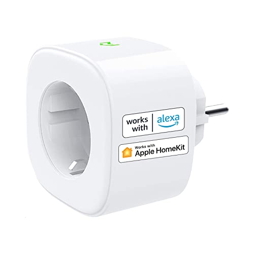 meross WLAN Steckdose, Smart Plug kompatibel mit Alexa, Apple HomeKit, Google Assistant und SmartThings, Timer und Fernbedienung (1) von meross