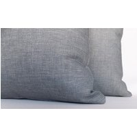 2Er Set Graue Leinen Dekokissen Moderne Dekorative Kissen | 45 X 45 cm von mertakkul