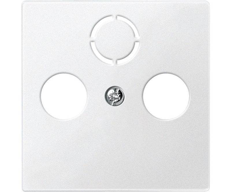 merten Lichtschalter Merten Abdeckung Sat/TV Serie M polarweiß matt von merten