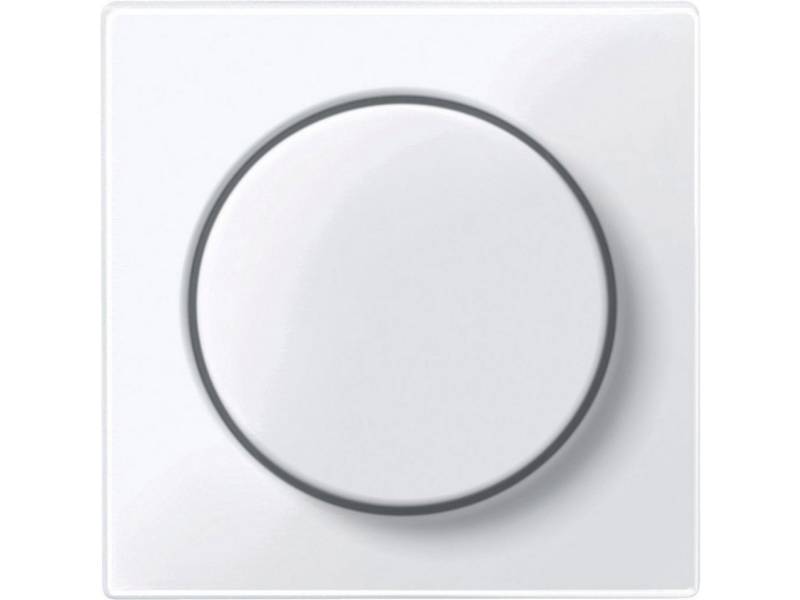 merten Drehdimmer Merten Dimmerabdeckung System M,aktivweiß von merten
