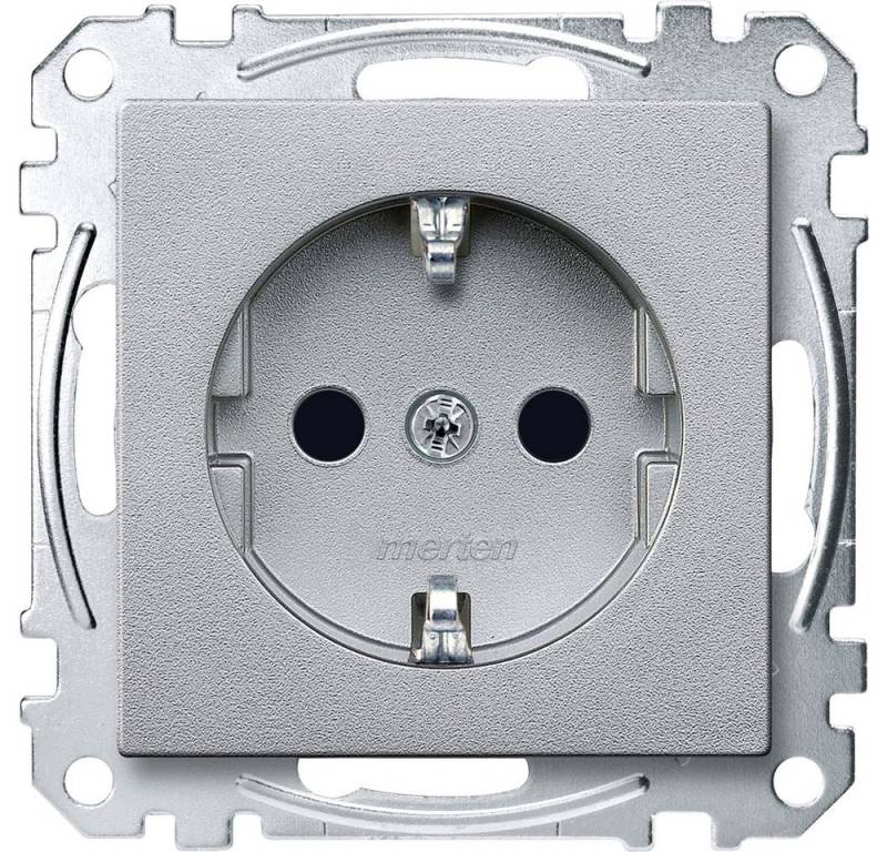 merten Lichtschalter Merten Steckdose System M Aluminium MEG2300-0460 1 St. merten Lichtschalter Merten Steckdose System M Aluminium MEG2300-0460 1 St. von merten