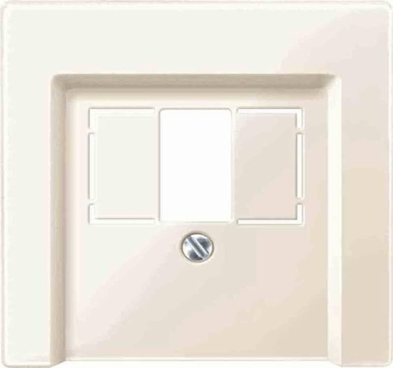 merten Unterputz-Steckdose Mert 296044 Zentralplatte f.TAE/Audio/ USB weiß glänzend System M von merten