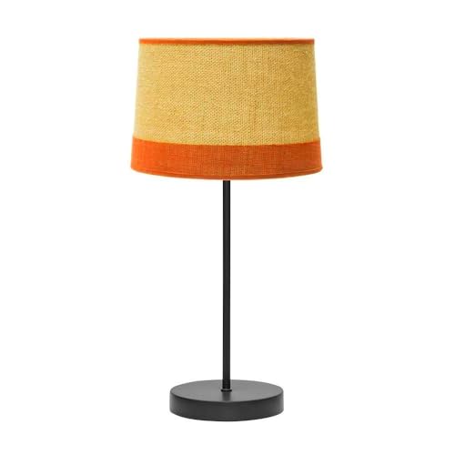 Tietar Tischlampe, orangefarbener Sack, 44 x 22 x 22 cm. Entworfen für: Dekoration und gemütliche Atmosphäre im Innenbereich. von meshumi
