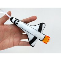 Space Shuttle Filz Ornament, Christbaumschmuck von messagefromspace