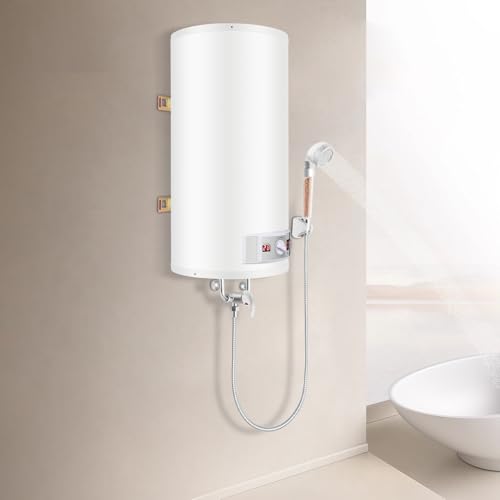 2000W Säule Elektrischer Tank-Wassererhitzer, Warmwasserbereiter, Elektrischer Wassererhitzer, Horizontal LED-Bildschirm, Durchlauferhitzer 50L, Mit Hand Shower Und Helpful Faucet von mesterth