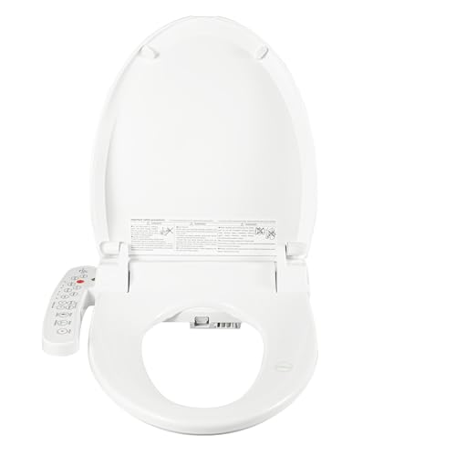 Smart Dusch WC-Sitze Aufsatz Toilettensitz Elektrisch Bidet Sitz, Mit Seitlichem Bedienelement 45w von mesterth