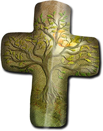 metALUm Kreuz Acrylmagnet mit starkem Neodym - Magnet Olivenbaum #135013026 von metALUm