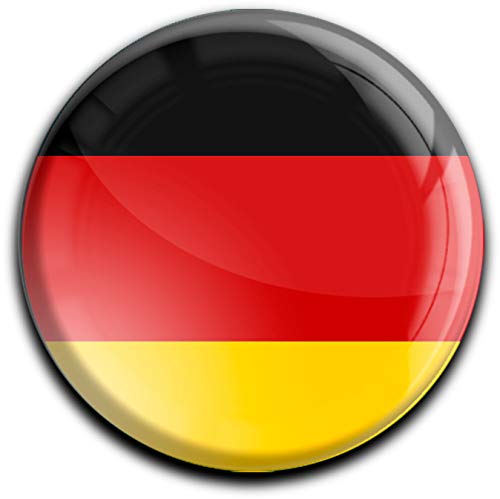 metALUm runder Acrylmagnet mit starkem Neodym - Magnet Flagge Deutschland #1310009 von metALUm