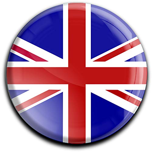metALUm runder Acrylmagnet mit starkem Neodym - Magnet Flagge Großbritannien #1310002 von metALUm