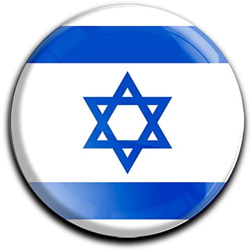 metALUm runder Acrylmagnet mit starkem Neodym - Magnet Flagge Israel #1310045 von metALUm