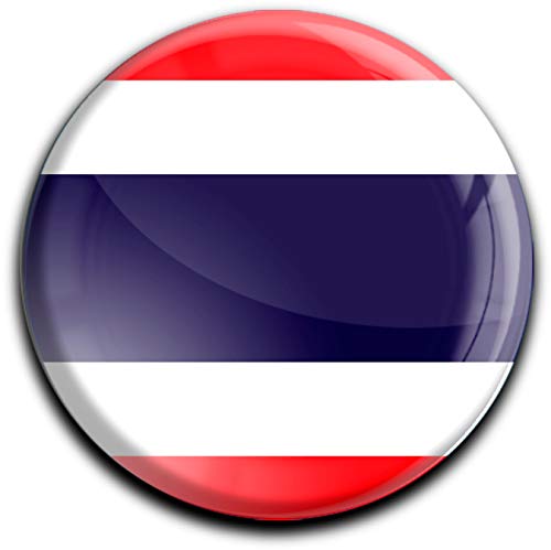 metALUm runder Acrylmagnet mit starkem Neodym - Magnet Flagge Thailand #1310038 von metALUm