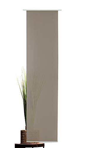 metablo Flächenvorhang Set Basic für Innenlaufschienen mit 6mm Laufkanal inklusive Paneelwagen und Beschwerer Taupe 60x300 cm metablo Flächenvorhang Set Basic für Innenlaufschienen mit 6mm Laufkanal inklusive Paneelwagen und Beschwerer Taupe 60x300 cm von metablo