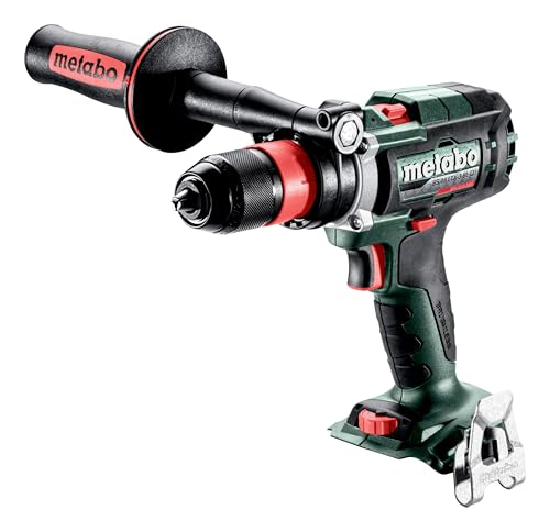 metabo Akku-Bohrschrauber BS 18 LTX-3 BL Q I - 18 V, 4000 U/min, 130 Nm - Brushless Motor, 3-Gang-Getriebe, Impulsfunktion, QuickPlus Schnellwechsel, LED-Licht, Aluminiumgehäuse - Ohne Akku/Ladegerät von metabo