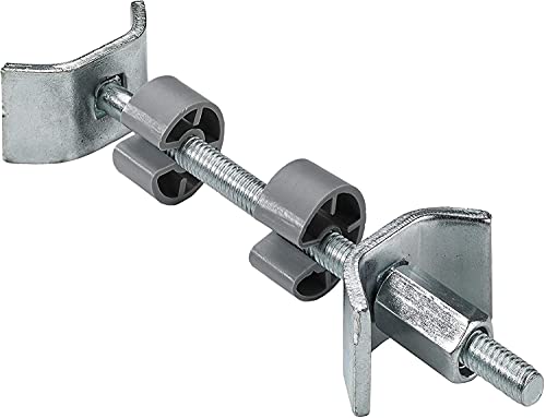 Hettich 9220216 Plattenverbinder (Möbelverbinder) für stabile Verbindungen-100mm, 35/20 mm-10 Stück, Grau von metabo