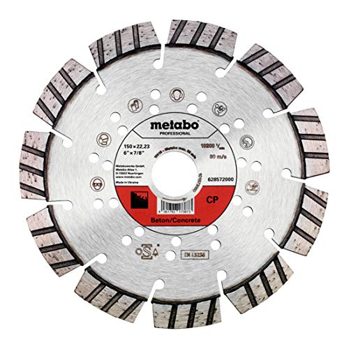 METABO 628572000 - Disco de diamante para hormigón Concrete Professional CP 150x22,23x12 mm von metabo