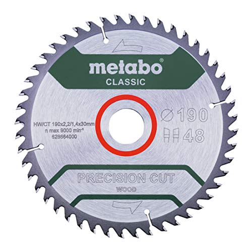 METABO 628664000 - Hoja de sierra Precision Cut Classic 190x30 mm dientes 48 WZ 15° /B METABO 628664000 - Hoja de sierra Precision Cut Classic 190x30 mm dientes 48 WZ 15° /B von metabo