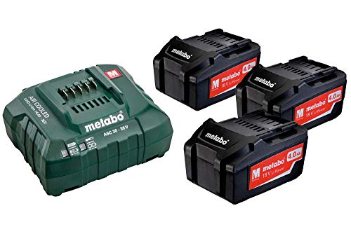 Metabo Basis-Set 4,0 AH 3 Akkus + Ladegerät Metabo Basis-Set 4,0 AH 3 Akkus + Ladegerät von metabo