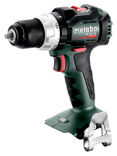 metabo Akku-Bohrschrauber BS 18 LT BL - 18 V, CAS, 2.100 /min Drehzahl, 75 Nm Drehmoment, 38 mm Bohrleistung - Bürstenlos, kompakt & leicht, Profi-Bohrmaschine für Holz und Metall - Inkl. metaBOX von metabo