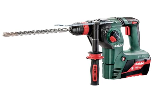 Metabo Akku-Hammer KHA 36 LTX (600795650) 36V 2x Li-Ion; Ladegerät ASC Ultra; Kunststoffkoffer; mit Metabo-Quick-Wechselfutter, Art des Akkupacks: Li-Ion , Akkuspannung: 36 V, Akkukapazität: 2 x 5.2 Ah von metabo