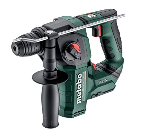 Metabo Akku Hammer mit meta Box (ohne Akku, mit LED-Licht, 12 V, Hammerbohren + Bohren, mit Sicherheitsabschaltung) 600207840 von metabo