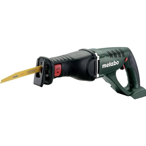Metabo Akku-Säbelsäge ASE 18 LTX (602269850) 18V ; Karton, Akkuspannung: 18 V, Hubzahl bei Leerlauf: 0 - 2700 /min, Sägeblatthub: 30 mm von metabo
