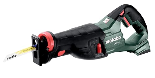 Metabo Akku-Säbelsäge SSEP 18 LT – 601616850 – 18 V – Ideal für schwer zugängliche Stellen – Ohne Akku und Ladegerät Metabo Akku-Säbelsäge SSEP 18 LT – 601616850 – 18 V – Ideal für schwer zugängliche Stellen – Ohne Akku und Ladegerät von metabo