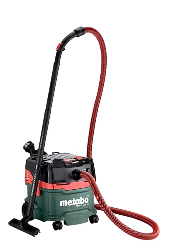 Metabo Akku-Sauger AS 36-18 L 20 PC 18 V, Staubklasse L, mit Boost-Modus, ohne AKKU, Saugstopp beim Nasssaugen, Quick-System, Nass- und Trockensauger 602071850, Grün von metabo