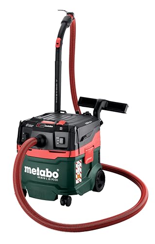 Metabo Akku-Sauger AS 36-18 L 20 PC-CC, 3300 l/min, Volumen 20 l, Staubklasse L, Boost und Eco Modus, Staubsauger 602072850 von metabo