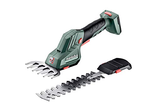 Metabo Akku-Strauch- und Grasschere PowerMaxx SGS 12Q (601608840) 12V, präzise Schnitte an Büschen, Sträuchern, Rasenkanten, ohne Akku, in metaBox von metabo