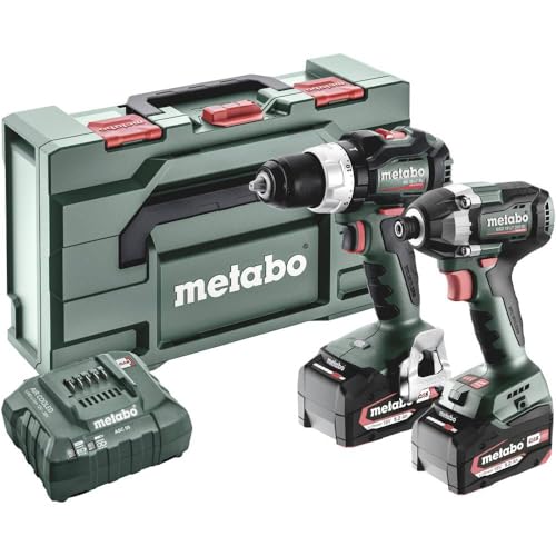 Metabo Combo Set 2.8.4 18V Akku-Maschinen im Set 18V (Maschinenset in metaBOX 145 L (Akku-Schlagschrauber SSD 18 LT 200 + Akku-Bohrschrauber BS 18 LT BL + 2 Akku + Ladegerät) # 685196000 von metabo