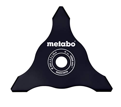 Metabo Dickichtmesser 3-flügelig (628432000) Durchmesser x Dicke x Bohrung: 255 x 2.3 x 25.4 mm, :, : von metabo