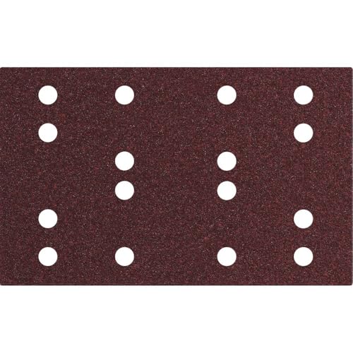 Metabo Haftschleifblätter 80 x 133 mm, P 120, 16 Löcher, Schleifblätter mit Kletthaftung (SRA) # 635194000 von metabo