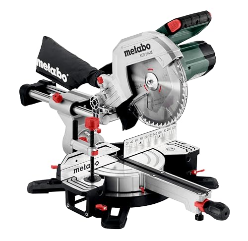 Metabo Kapp- und Gehrungssäge KGS 254 M – 613254000 – Mit Precision Cut Line, 254 mm Sägeblatt und Zugfunktion – 2 m Kabellänge Metabo Kapp- und Gehrungssäge KGS 254 M – 613254000 – Mit Precision Cut Line, 254 mm Sägeblatt und Zugfunktion – 2 m Kabellänge von metabo