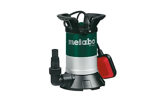Metabo Klarwasser-Tauchpumpe TP 13000 S (0251300000) Karton, Nennaufnahmeleistung: 550 W, Max. Fördermenge: 13000 l/h, Max. Förderhöhe: 9.5 m von metabo