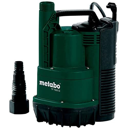 Metabo Klarwasser-Tauchpumpe TP 7500 SI (0250750013) Karton, Nennaufnahmeleistung: 300 W, Max. Fördermenge: 7500 l/h, Max. Förderhöhe: 6.5 m von metabo