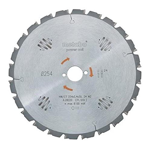 Metabo Kreissägeblatt HW/CT 250 x 30, 24 WZ 25 Grad, 628012000 Metabo Kreissägeblatt HW/CT 250 x 30, 24 WZ 25 Grad, 628012000 von metabo