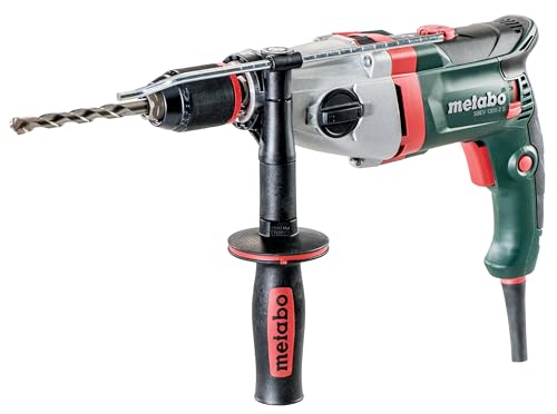 metabo Schlagbohrmaschine SBEV 1300-2 S - 1300 W, 2-Gang, 44 Nm - Vario-Tacho-Constamatic, Aluminiumgehäuse, Marathon-Motor, Sicherheitskupplung - Für Beton, Stahl, Holz - Inkl. metaBOX 145 L metabo Schlagbohrmaschine SBEV 1300-2 S - 1300 W, 2-Gang, 44 Nm - Vario-Tacho-Constamatic, Aluminiumgehäuse, Marathon-Motor, Sicherheitskupplung - Für Beton, Stahl, Holz - Inkl. metaBOX 145 L von metabo