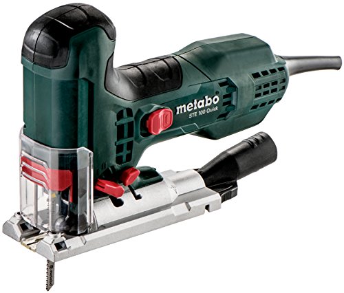 Metabo Stichsäge STE 100 Quick – 601100500 – Präzises, materialgerechtes Sägen durch variable Hubzahl, Pendelhub und Metabo Quick für schnellen Sägeblattwechsel – 4 m Kabellänge Metabo Stichsäge STE 100 Quick – 601100500 – Präzises, materialgerechtes Sägen durch variable Hubzahl, Pendelhub und Metabo Quick für schnellen Sägeblattwechsel – 4 m Kabellänge von metabo