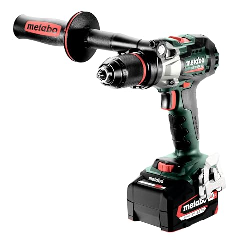 metabo Akku-Schlagbohrschrauber SB 18 LTX BL I - 18 V bürstenlos, CAS, 130 Nm, 68 mm Holz, 16 mm Mauerwerk - Impulsfunktion, LED, Aluminiumgehäuse - Inkl. 2 Akkus 5.2 Ah, Ladegerät und metaBOX von metabo