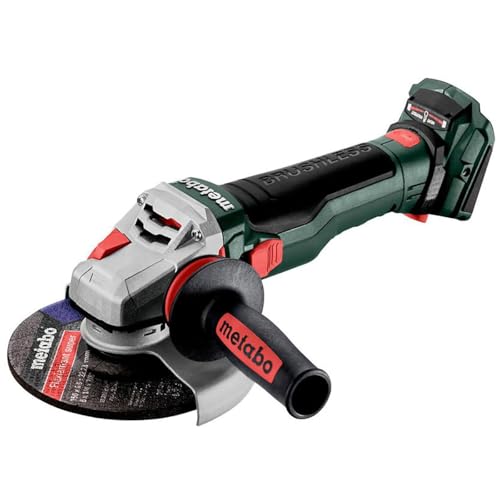 Metabo Akku-Winkelschleifer WB 18 LTX BL 15-150 Quick (18 V, ohne Akku, mit Metabox 165, Schnellspannmutter, Scheiben-ø 150 mm) 601732840 von metabo