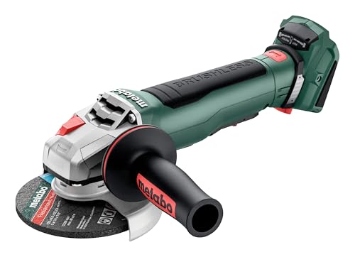 metabo Akku-Winkelschleifer WPB 18 LT BL 11-125 Quick - 18 V, 125 mm Scheibe - Brushless Motor, Schnellbremse, M-Quick System, Totmannschalter - Profi-Gerät für Metallbearbeitung - Ohne Akku/Ladegerät metabo Akku-Winkelschleifer WPB 18 LT BL 11-125 Quick - 18 V, 125 mm Scheibe - Brushless Motor, Schnellbremse, M-Quick System, Totmannschalter - Profi-Gerät für Metallbearbeitung - Ohne Akku/Ladegerät von metabo