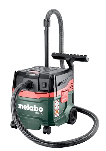 metabo AS 20 L PC Allessauger – 602083000 – Nass-/Trockensauger mit integrierter Filterabreinigung – 5,5 m Kabellänge von metabo