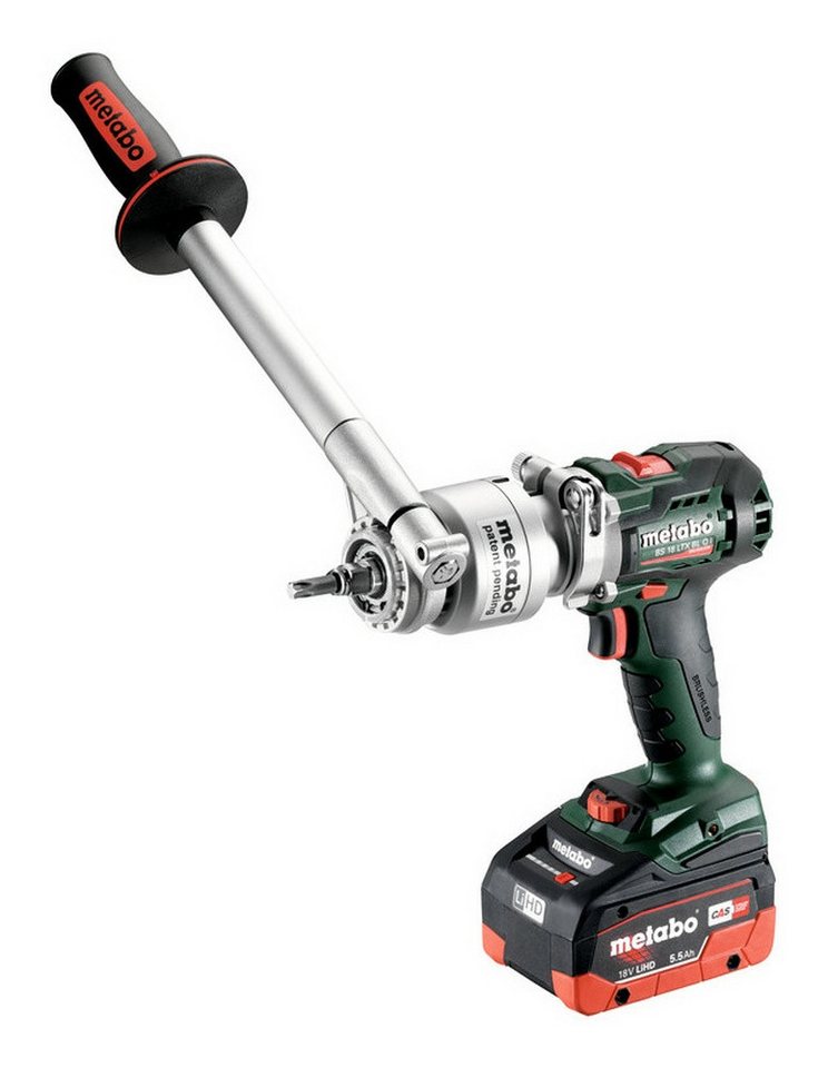 metabo Akku-Bohrschrauber BS 18 LTX BL Q I, 18 V, 2 x 5,5 Ah LiHD in MetaBox mit Drehmomentvorsatz metabo Akku-Bohrschrauber BS 18 LTX BL Q I, 18 V, 2 x 5,5 Ah LiHD in MetaBox mit Drehmomentvorsatz von metabo