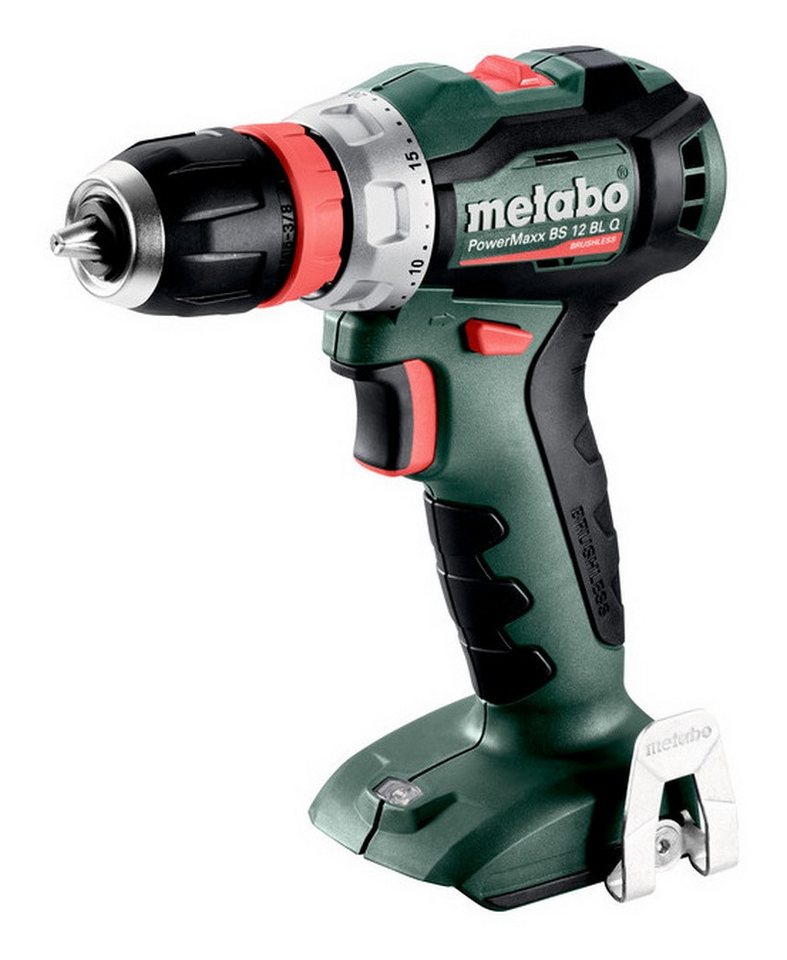 metabo Akku-Bohrschrauber PowerMaxx BS 12 BL Q, 12 V, Ohne Akku im Karton von metabo