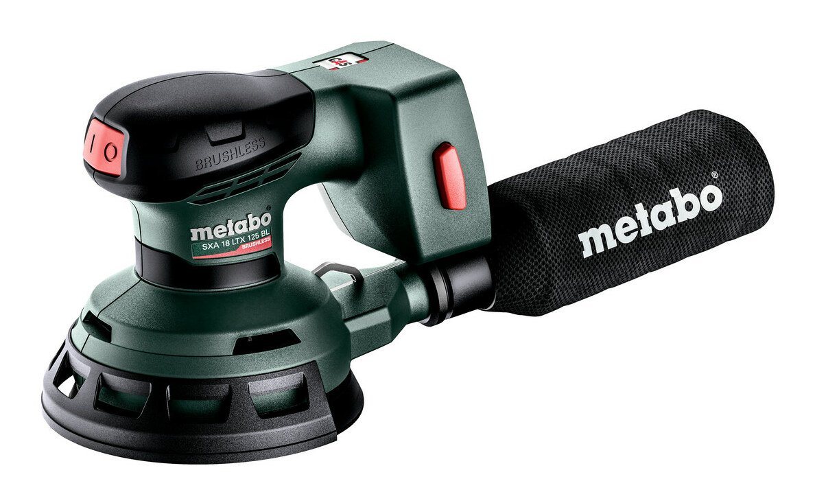 metabo Akku-Exzenterschleifer SXA 18 LTX 125 BL, max. 10000 U/min, 20000 U/min, Ohne Akku im Karton von metabo