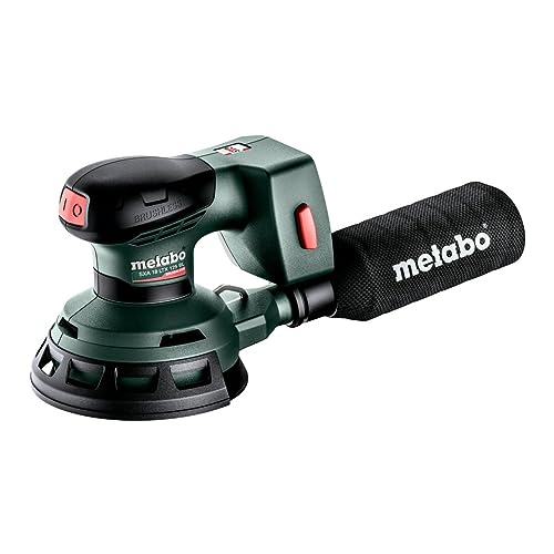 metabo Akku-Exzenterschleifer SXA 18 LTX 125 BL - 18V, CAS, 125mm Schleifteller, bis 10000/min Drehzahl, 2mm Schwingkreis - Kabellos, ergonomisch, für Holz und Metall, präzises Schleifen - Mit Zubehör metabo Akku-Exzenterschleifer SXA 18 LTX 125 BL - 18V, CAS, 125mm Schleifteller, bis 10000/min Drehzahl, 2mm Schwingkreis - Kabellos, ergonomisch, für Holz und Metall, präzises Schleifen - Mit Zubehör von metabo