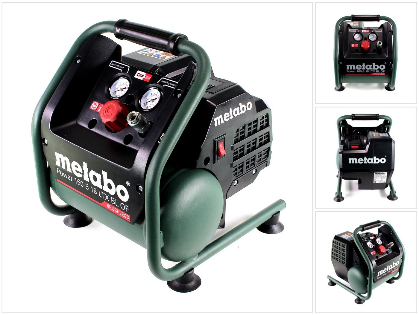 metabo Akku-Handkompressor Power 160-5 18 LTX BL OF Akku Kompressor 18 V 8,0 bar Brushless Solo metabo Akku-Handkompressor Power 160-5 18 LTX BL OF Akku Kompressor 18 V 8,0 bar Brushless Solo von metabo