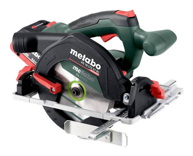 metabo Akku-Handkreissäge KS 18 LTX 57 BL, 2 x 8 Ah LiHD in metaBOX metabo Akku-Handkreissäge KS 18 LTX 57 BL, 2 x 8 Ah LiHD in metaBOX von metabo