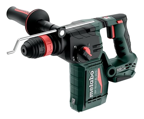 metabo Akku-Kombihammer KH 18 LTX BL 24 Q - 18 V, 2,2 J Schlagenergie, 4750/min Schlagzahl - Vibrationsdämpfung, LED, metabo Quick, Brushless, SDS-plus - 3 Funktionen: Bohren, Hammerbohren, Meißeln metabo Akku-Kombihammer KH 18 LTX BL 24 Q - 18 V, 2,2 J Schlagenergie, 4750/min Schlagzahl - Vibrationsdämpfung, LED, metabo Quick, Brushless, SDS-plus - 3 Funktionen: Bohren, Hammerbohren, Meißeln von metabo